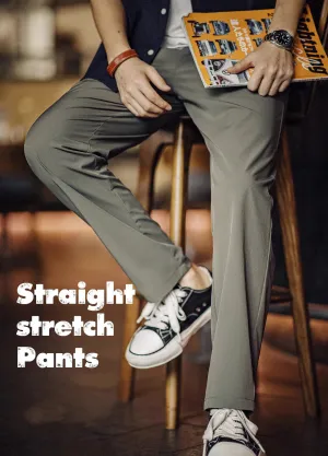American Retro Four-Way Stretch Twill Multi-Pocket Men's Trousers