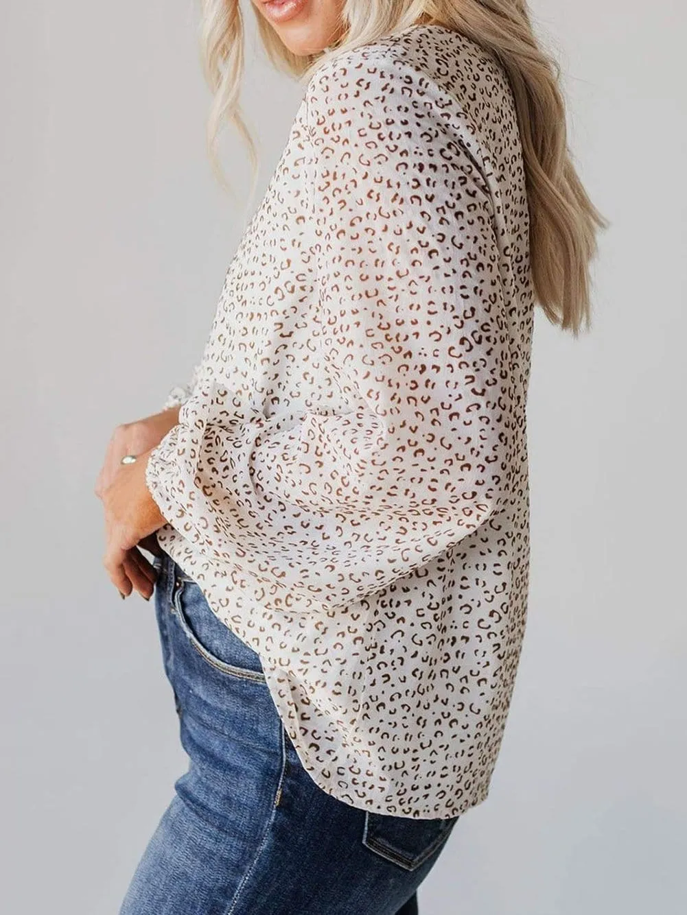 Beige Knit Cardigan