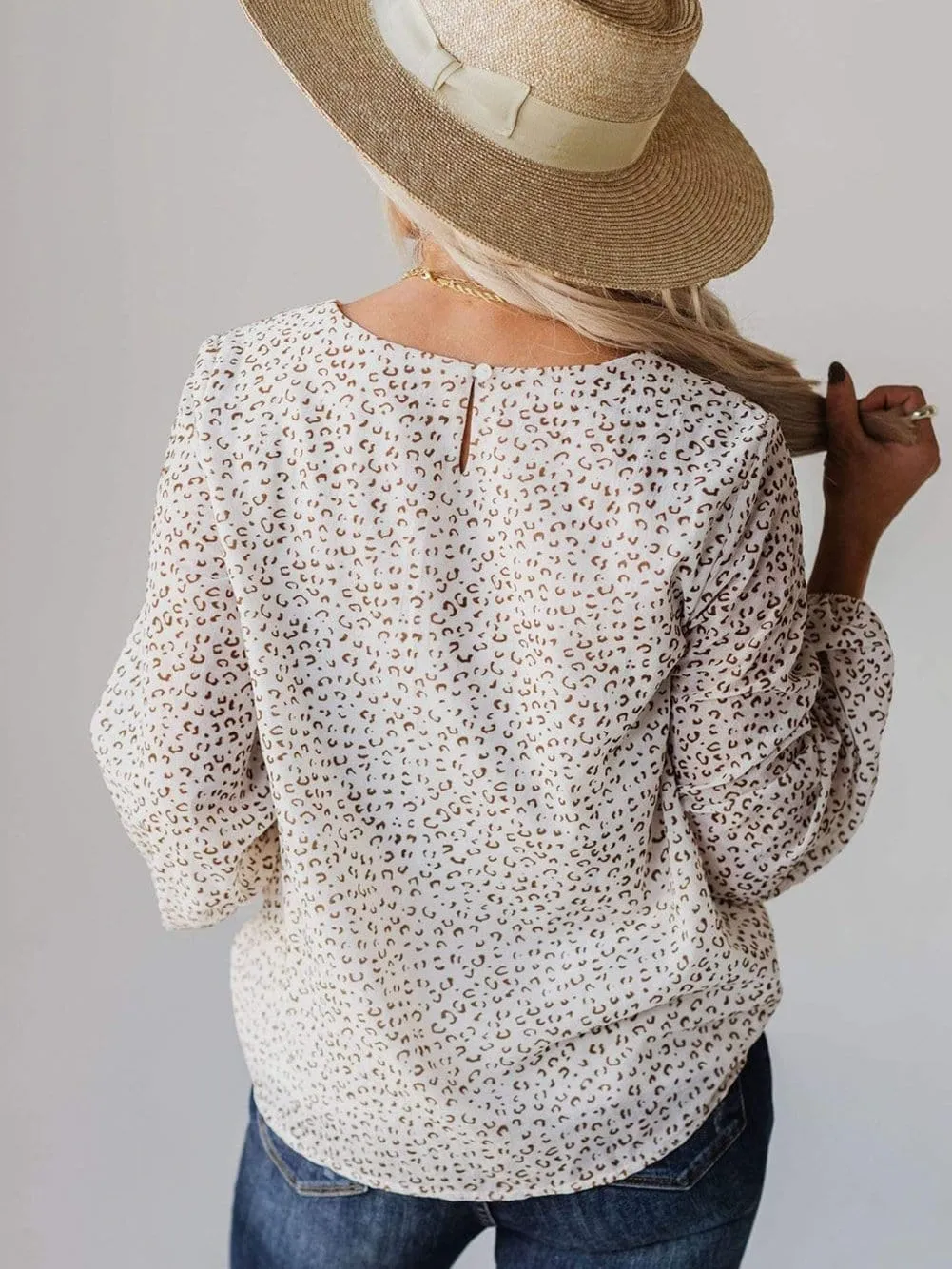 Beige Knit Cardigan