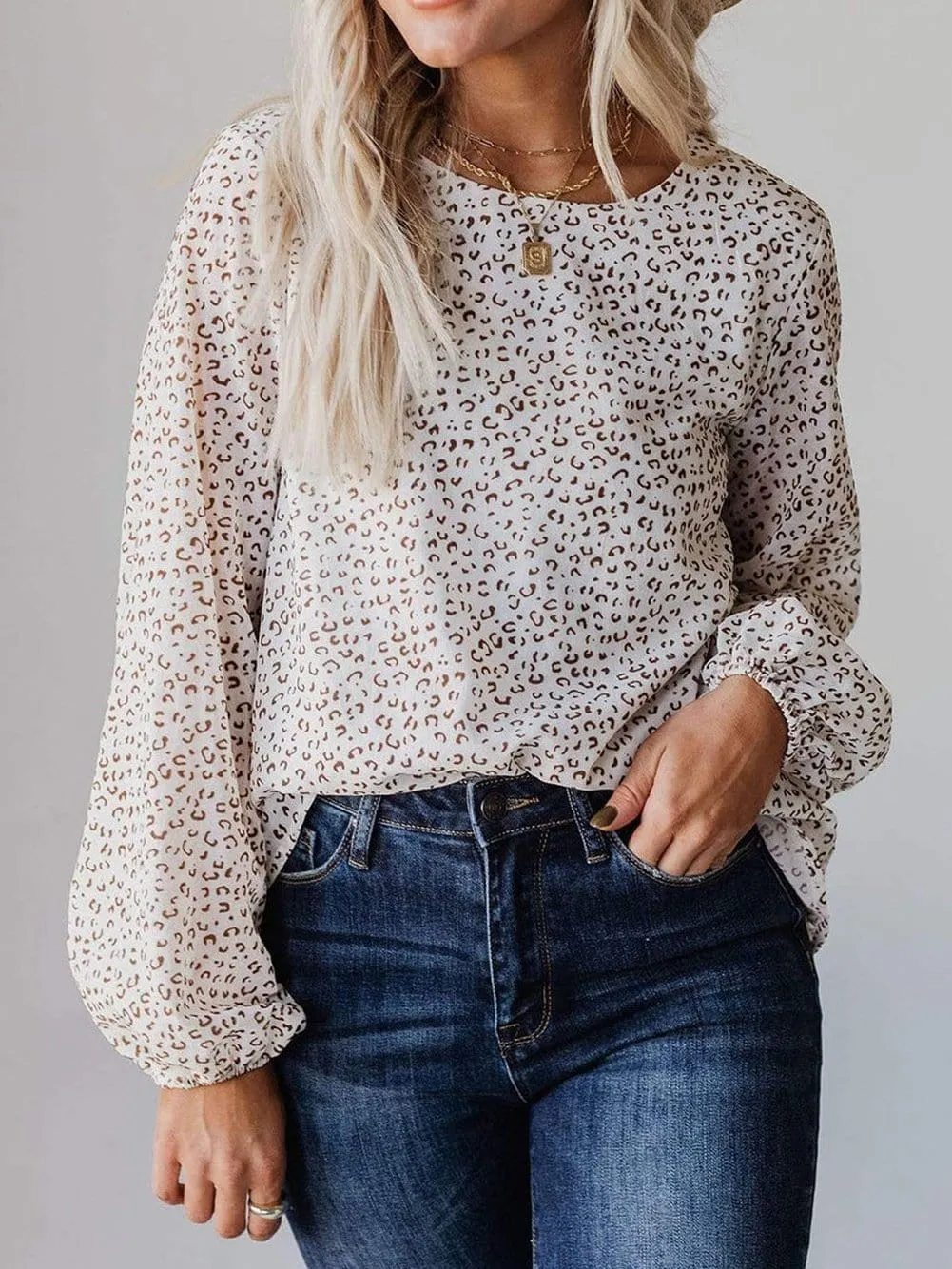 Beige Knit Cardigan