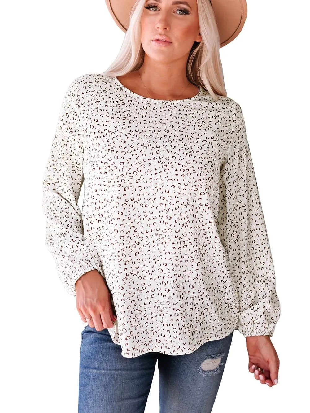 Beige Knit Cardigan