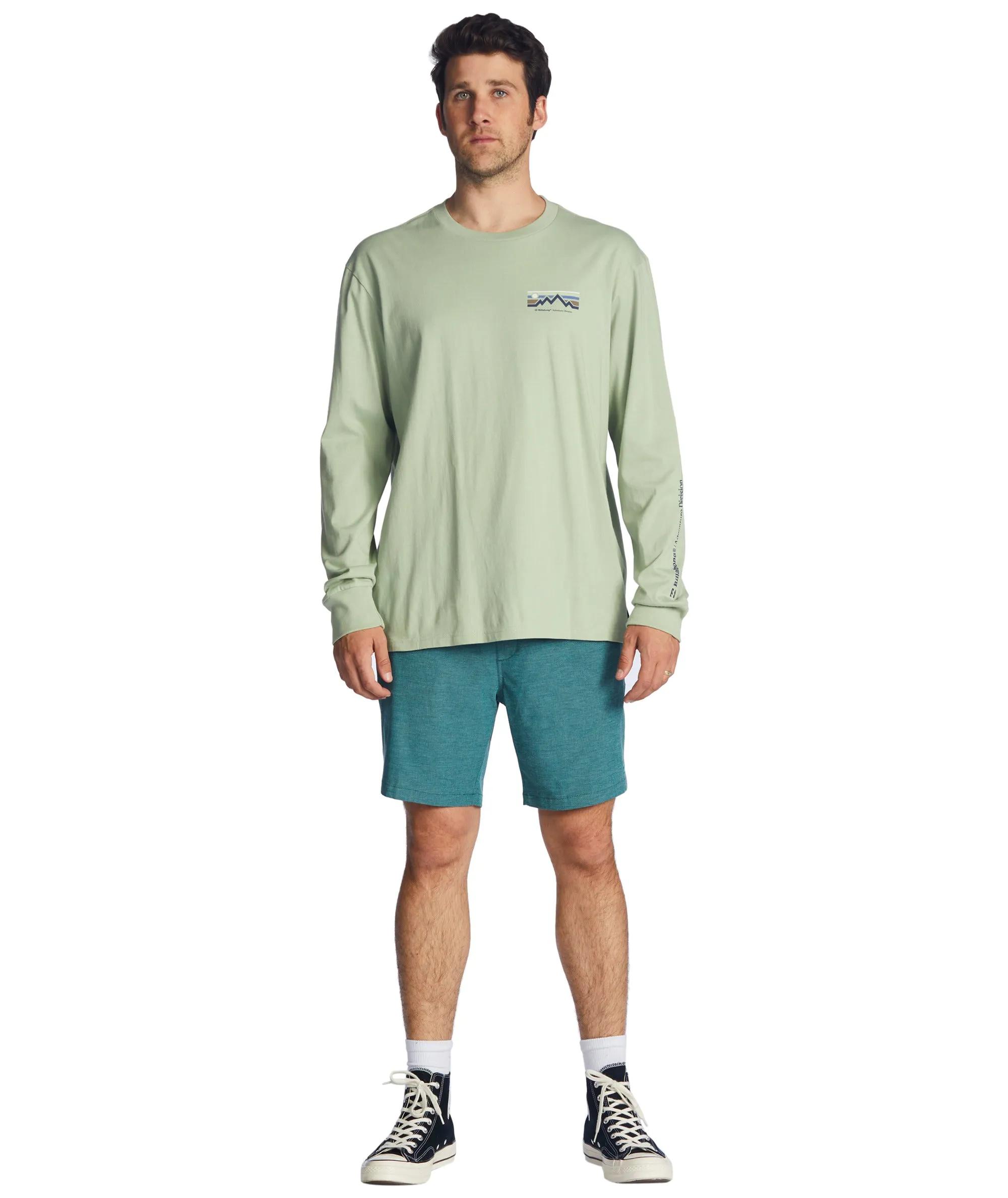 Billabong Length L/S Tee-Light Sage