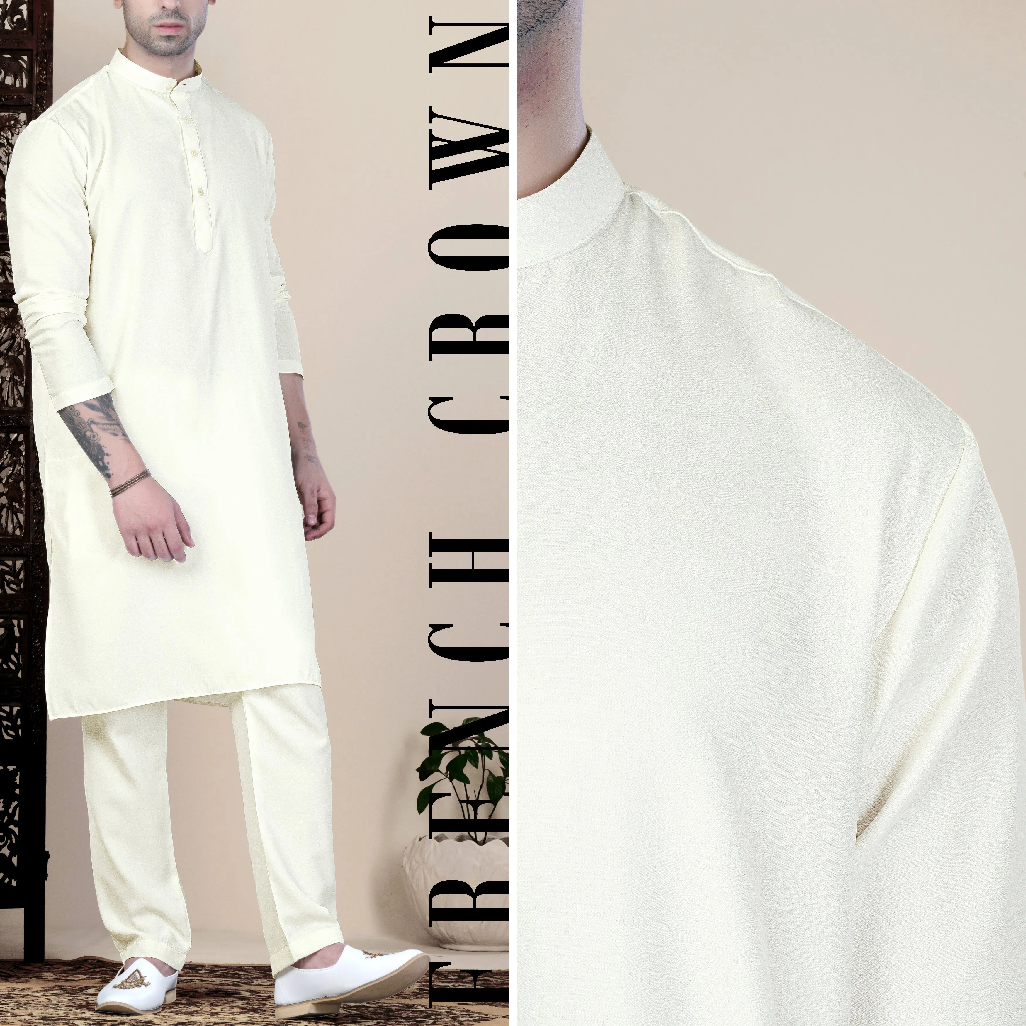 Bisque Beige Kurta