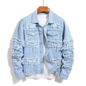 Classic Spring & Autumn Men's Denim Coat – Casual Denim Jacket