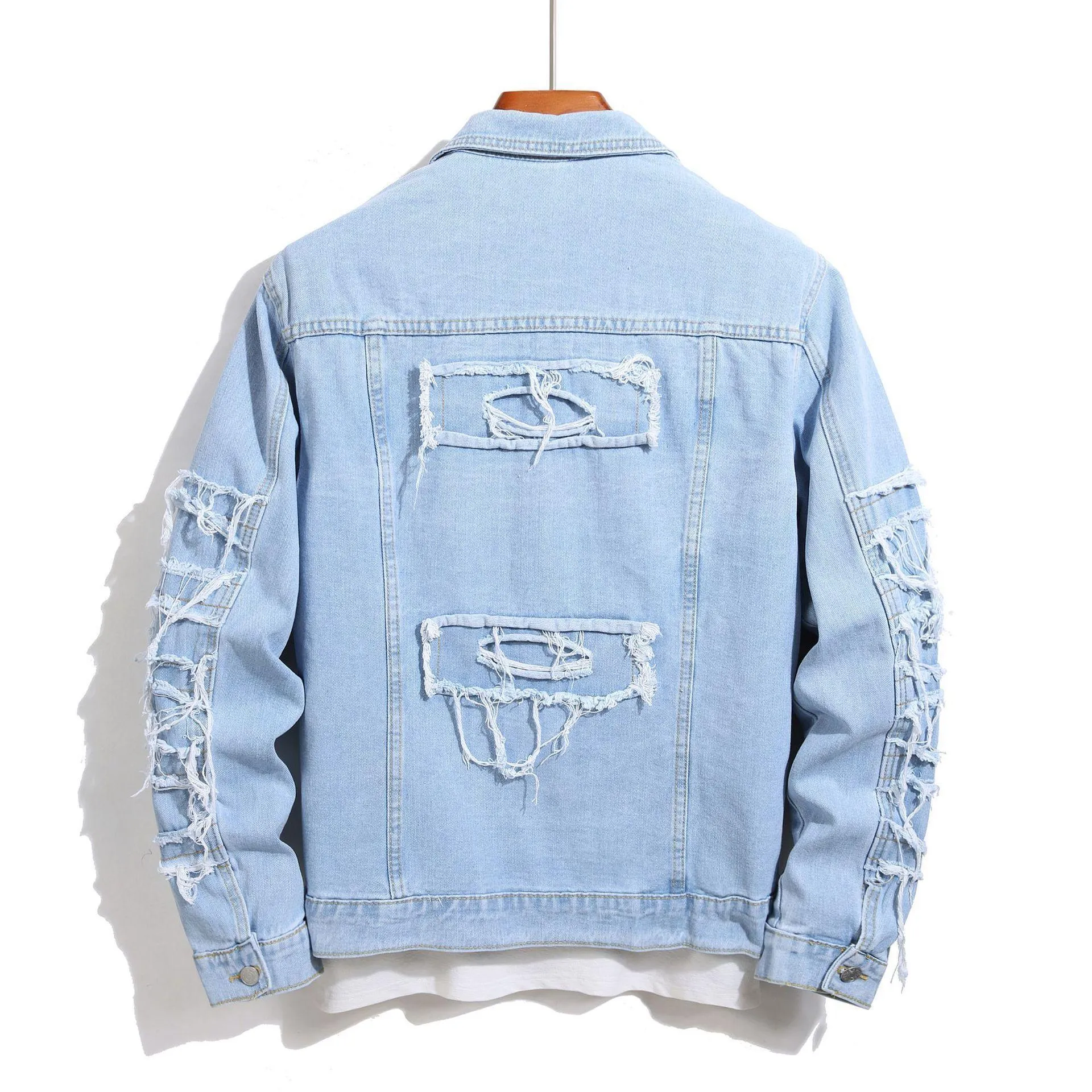 Classic Spring & Autumn Men's Denim Coat – Casual Denim Jacket