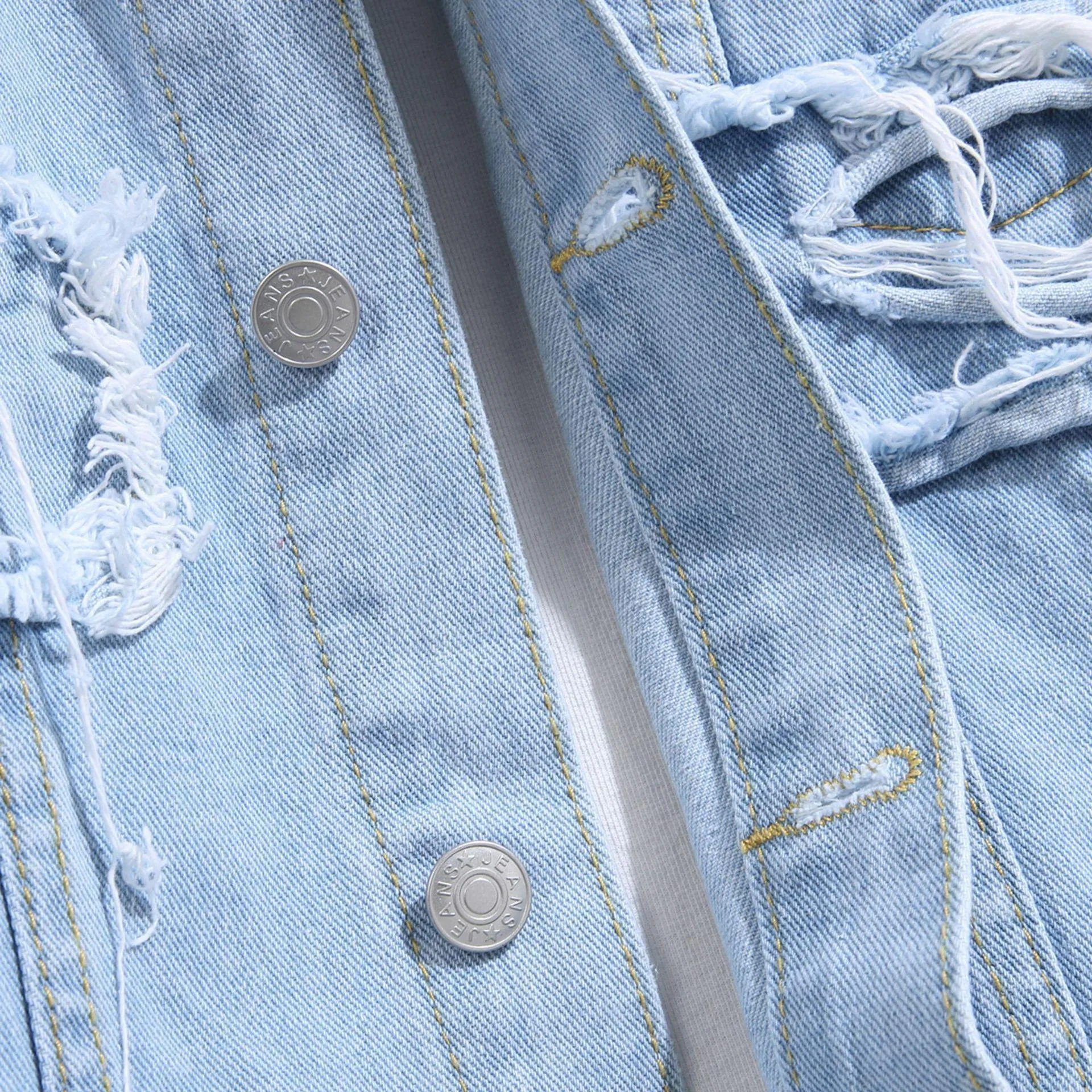 Classic Spring & Autumn Men's Denim Coat – Casual Denim Jacket