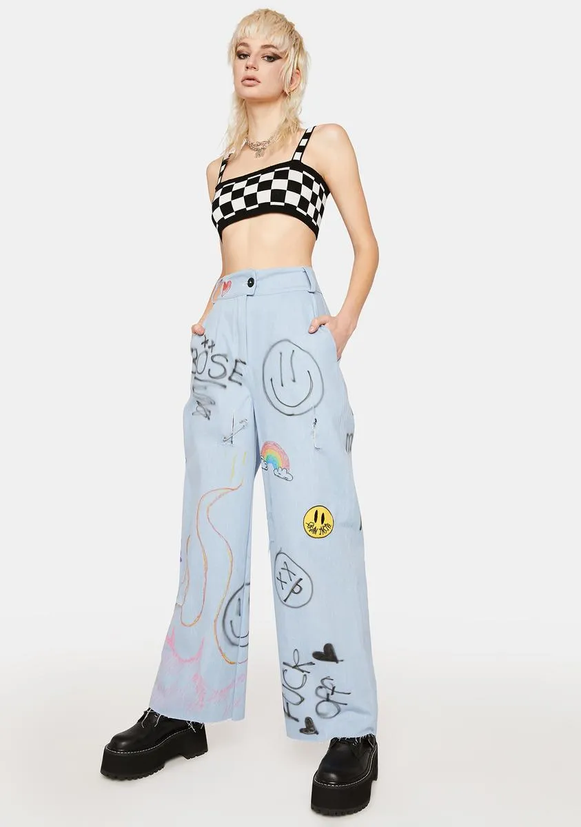 Depressed And Distressed Jeans