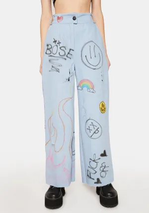 Depressed And Distressed Jeans