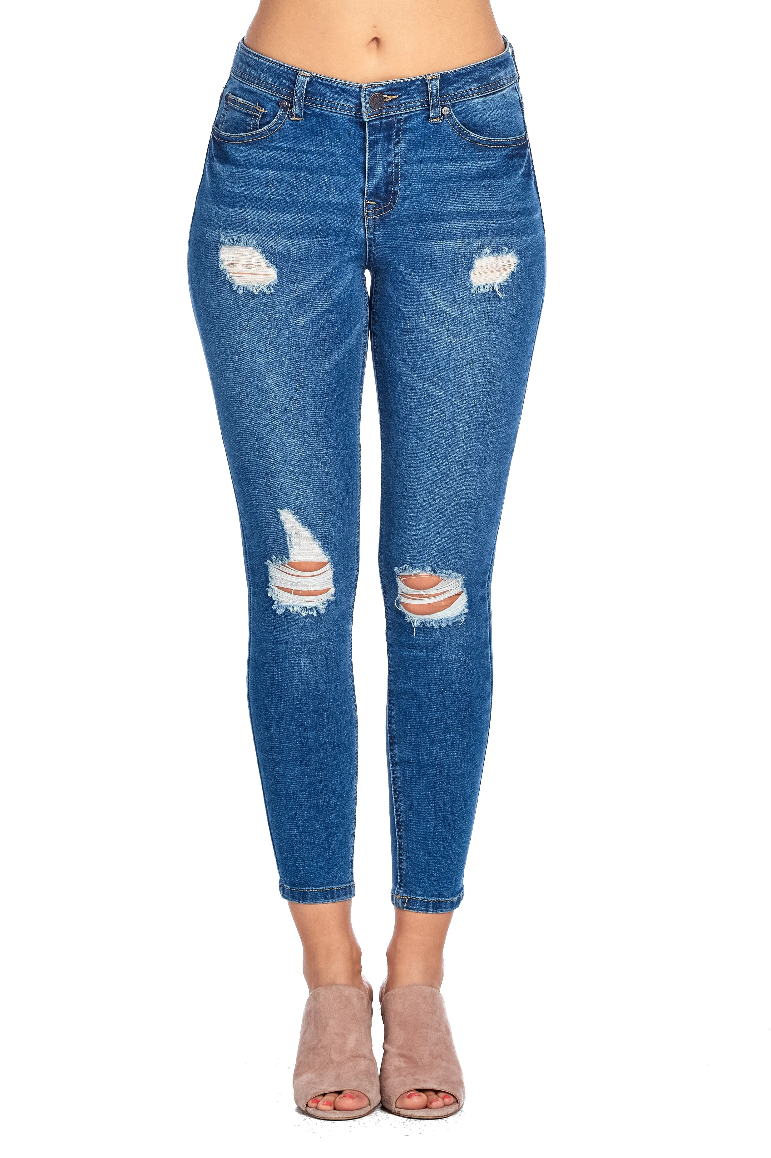 DP9967 Sculpting Ripped Jeans