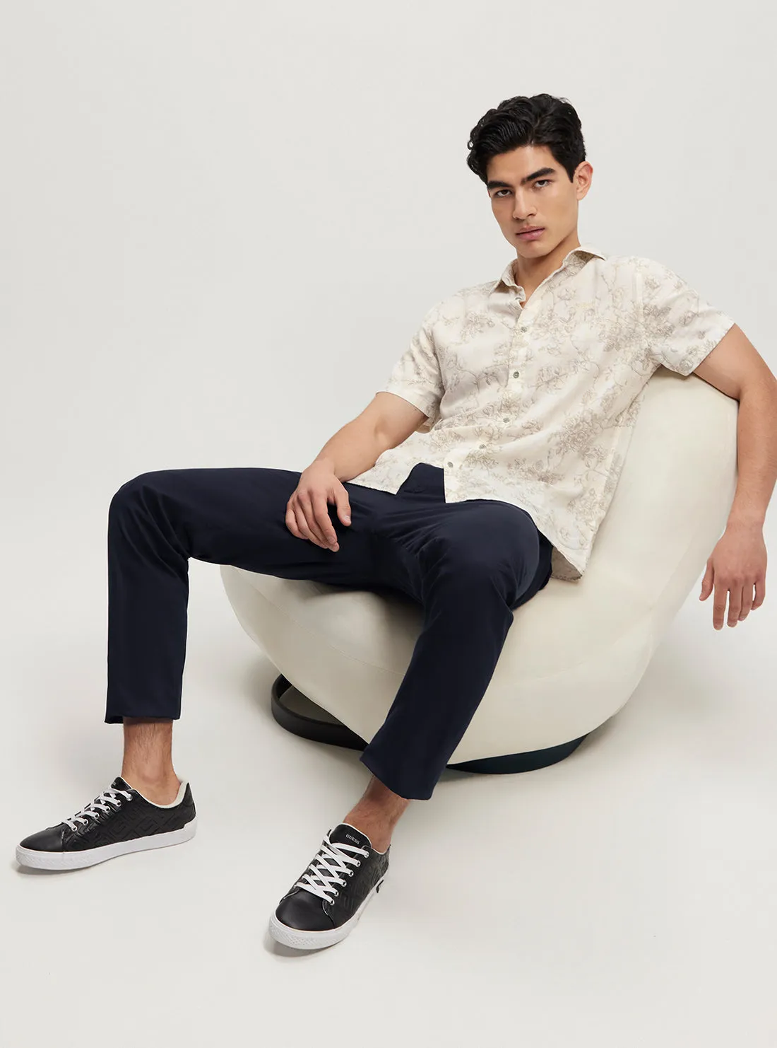 Eco Collin Overprinted Short Sleeve Shirt