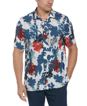 Floral Leaf Print Shirt