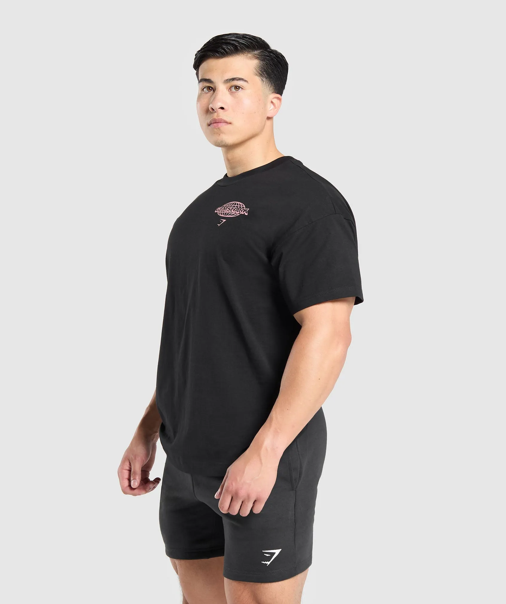 Gymshark Worldwide T-Shirt - Black
