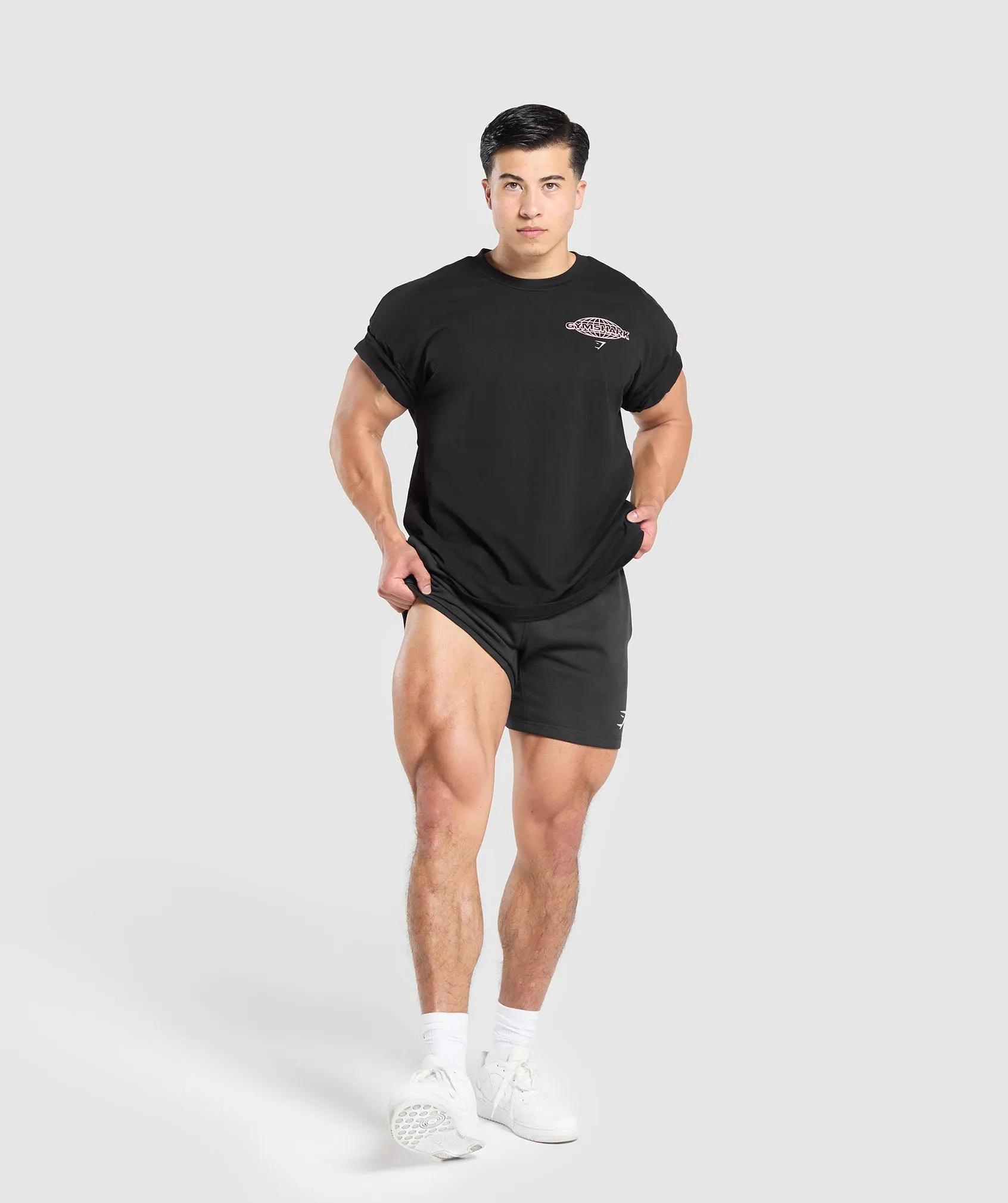 Gymshark Worldwide T-Shirt - Black