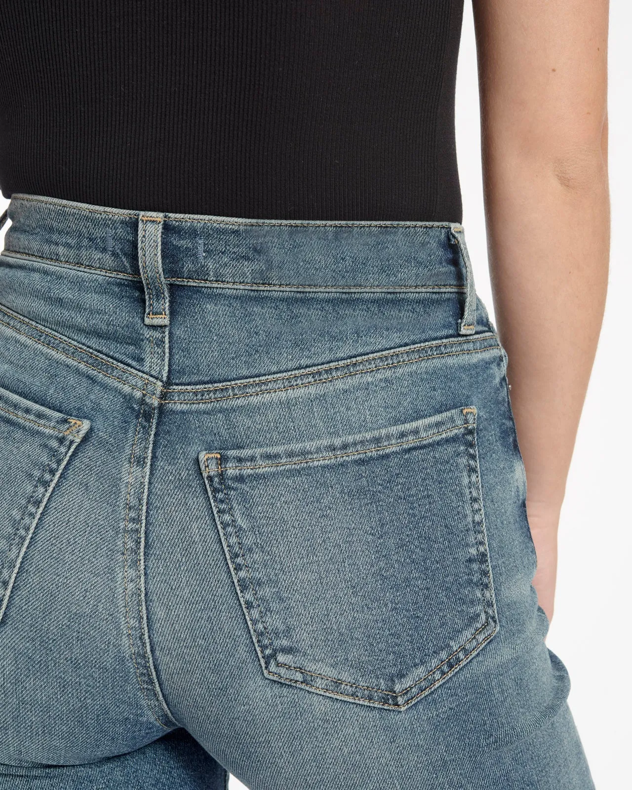 High Rise Wide Leg Jean