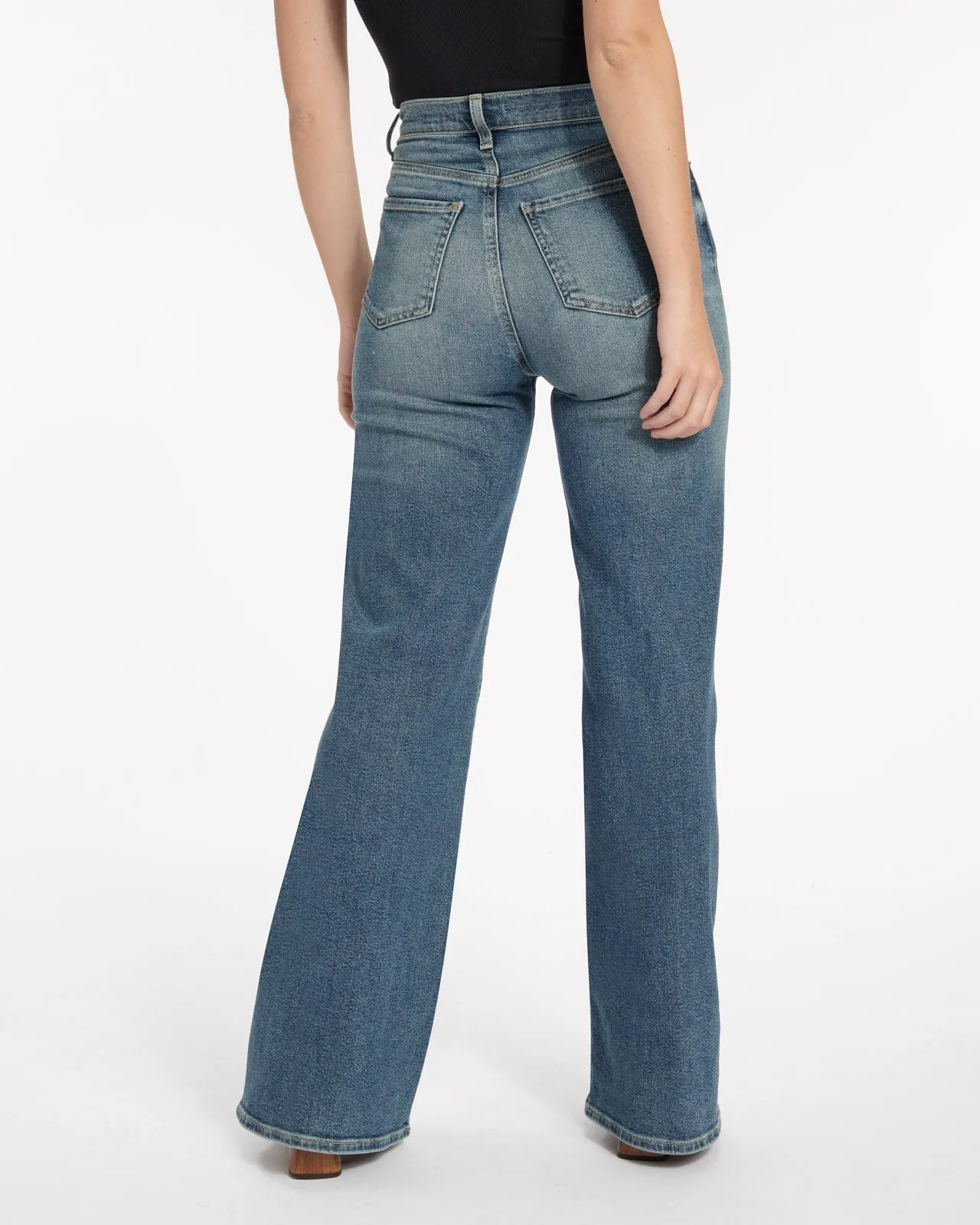 High Rise Wide Leg Jean