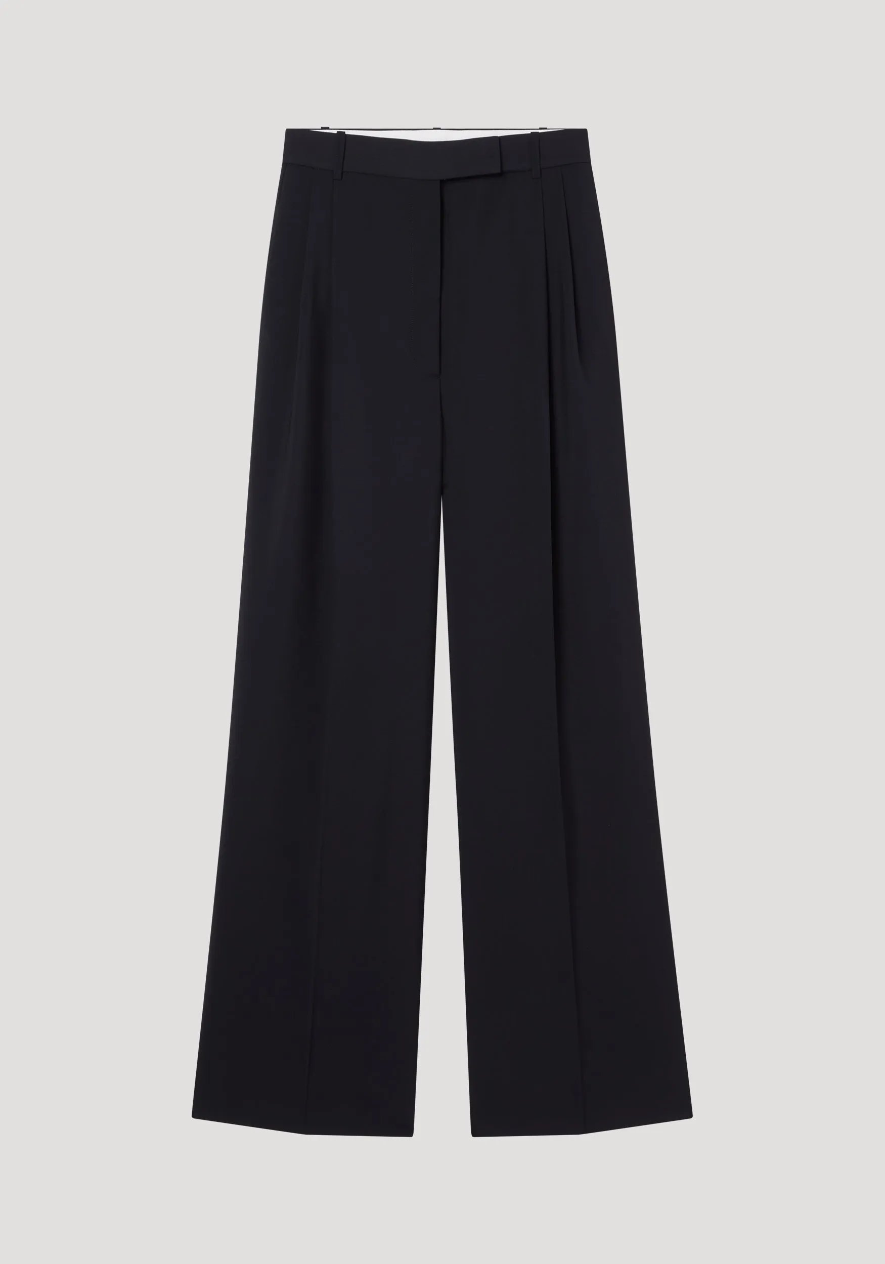 High-waist tailored trousers | black