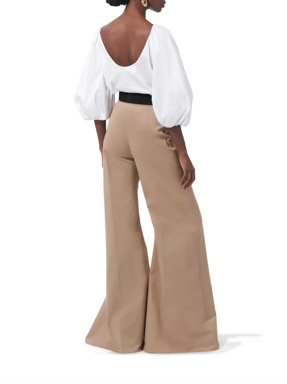 High-Waisted Wide-Leg Pants