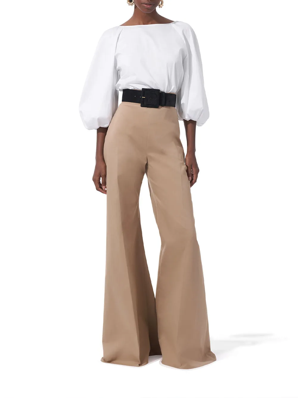 High-Waisted Wide-Leg Pants