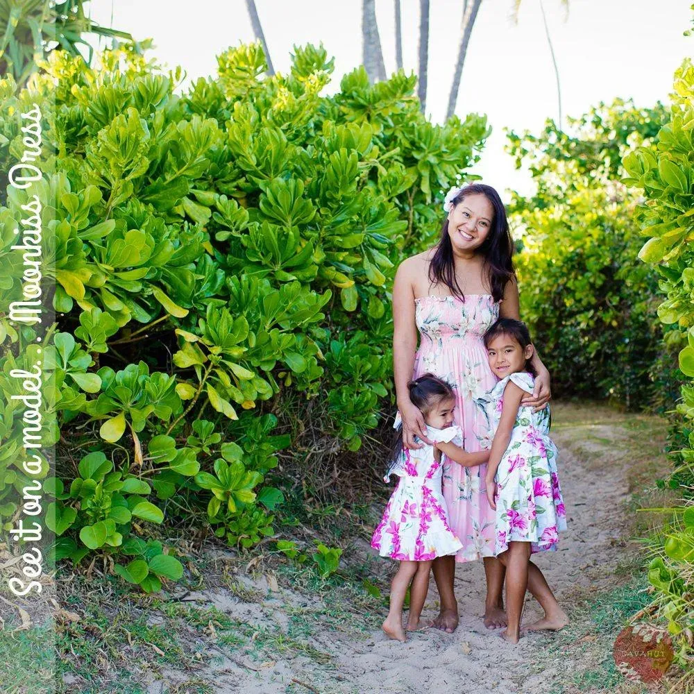 Honeymoon Blue Moonkiss Hawaiian Dress