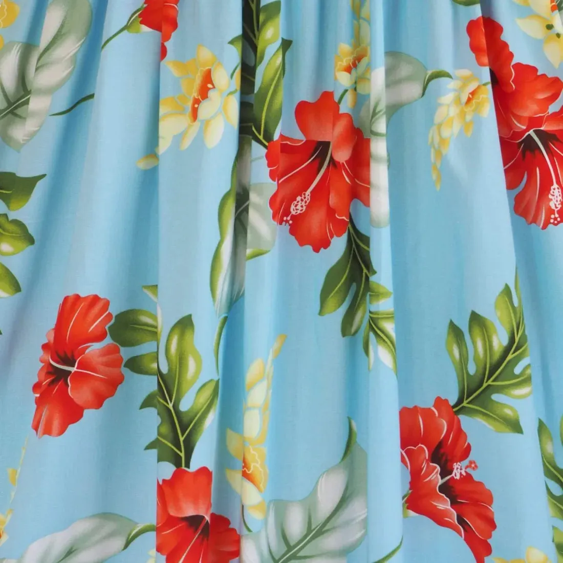 Honeymoon Blue Moonkiss Hawaiian Dress