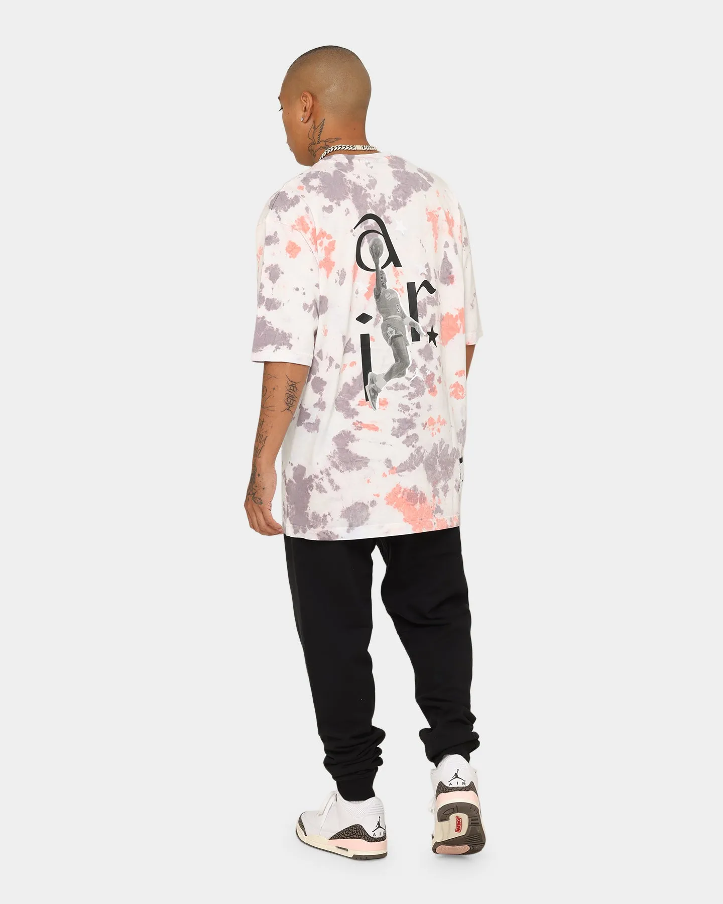 Jordan Sport DNA Statement 85 Short Sleeve Crew T-Shirt Plum Fog
