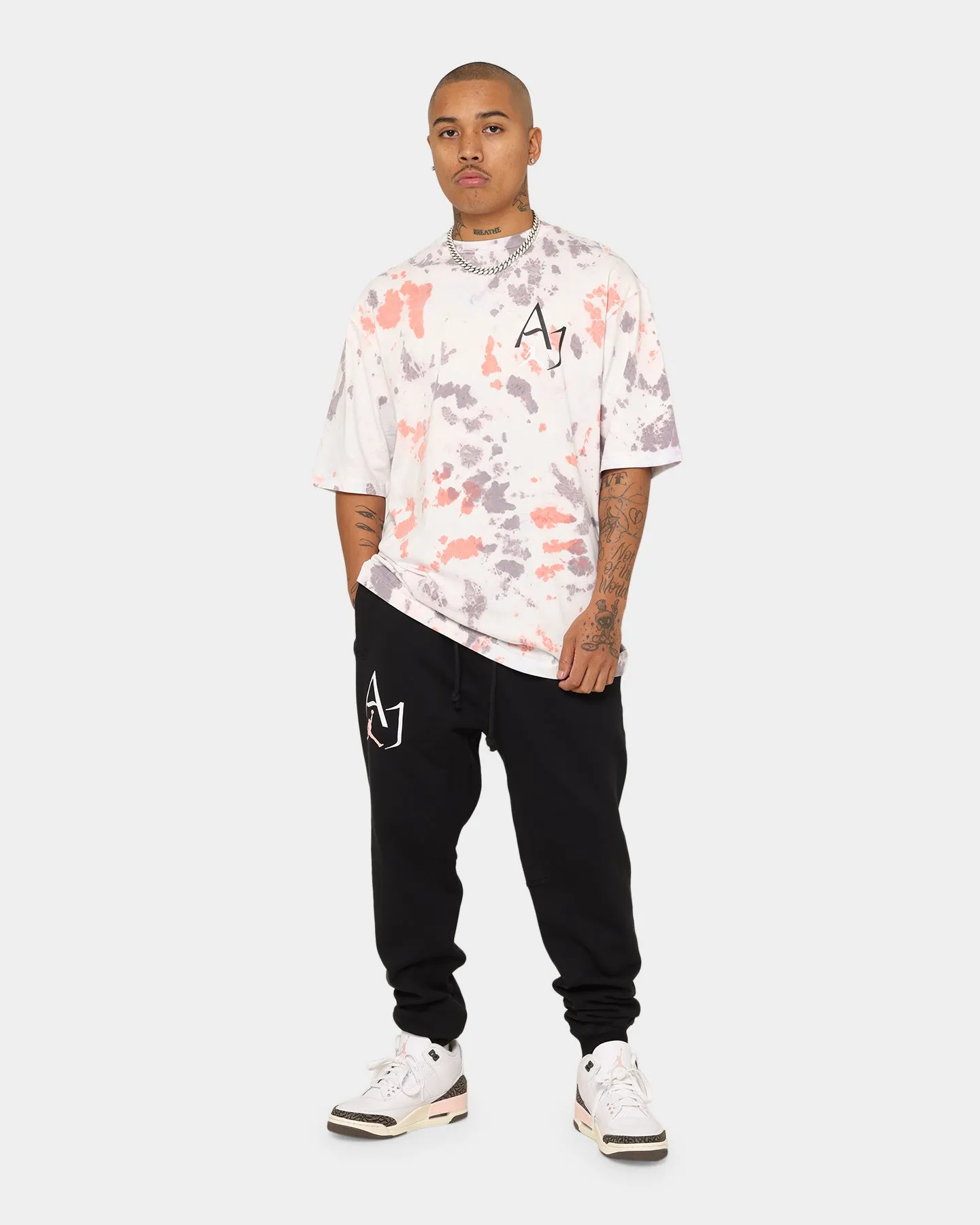 Jordan Sport DNA Statement 85 Short Sleeve Crew T-Shirt Plum Fog