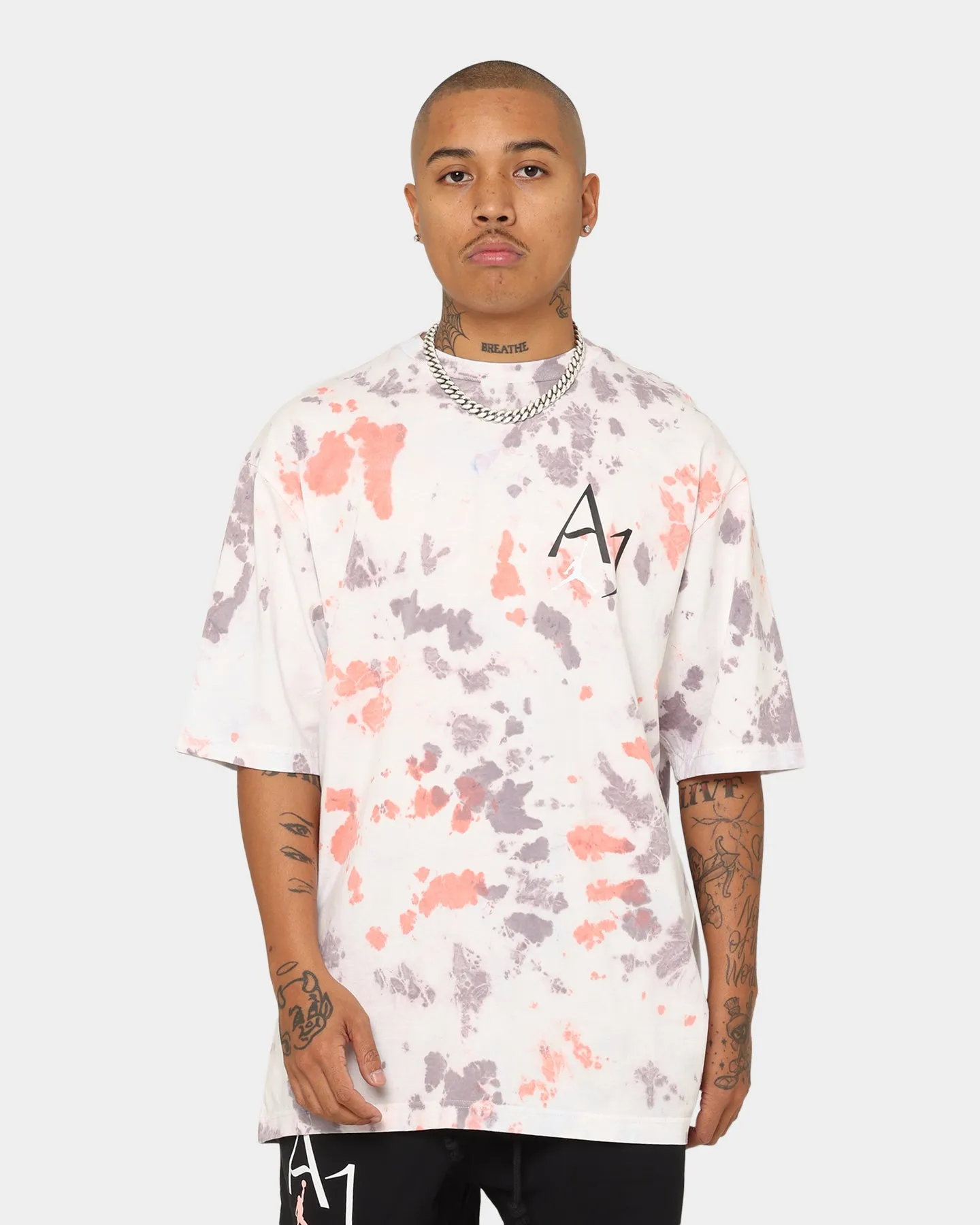 Jordan Sport DNA Statement 85 Short Sleeve Crew T-Shirt Plum Fog