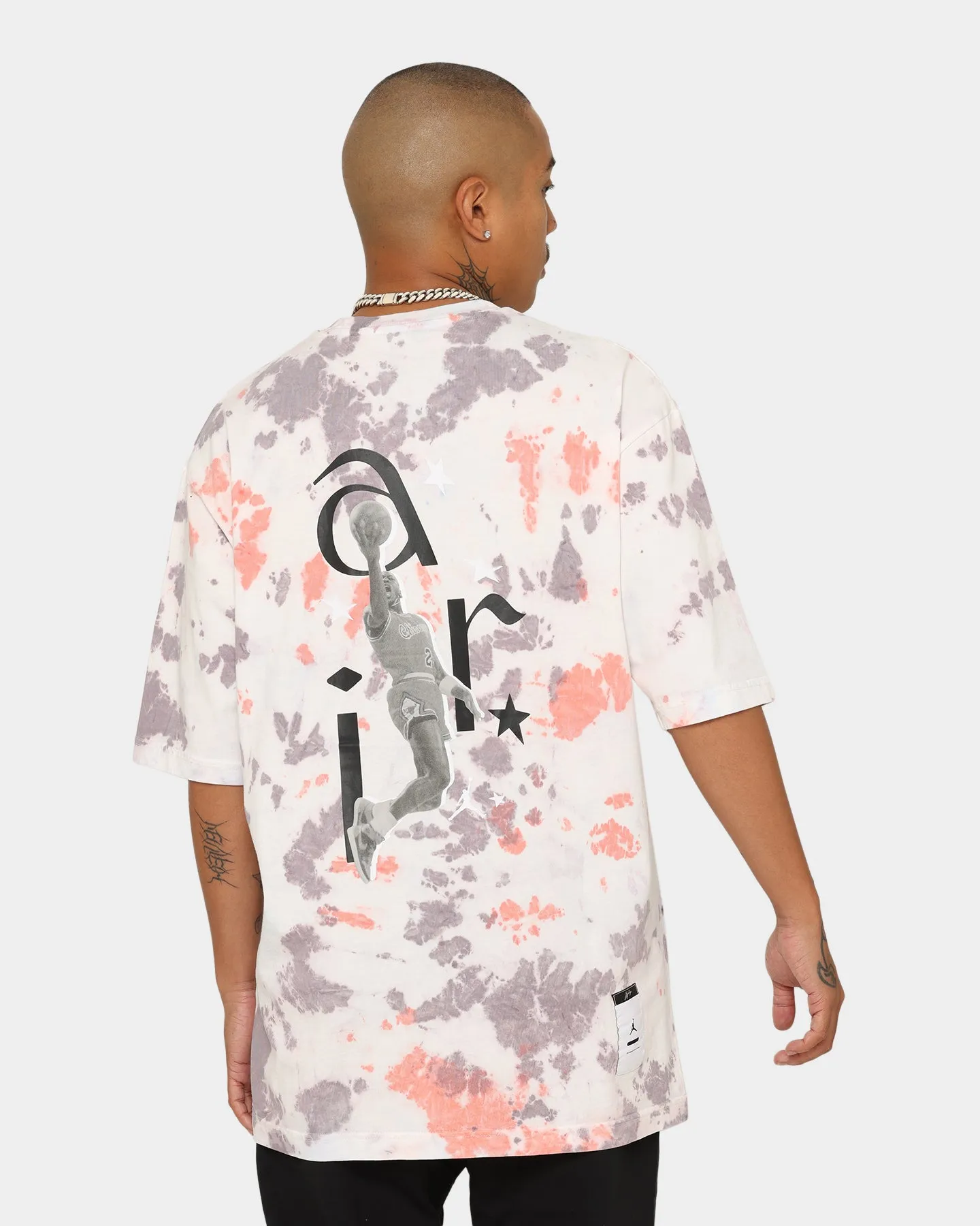 Jordan Sport DNA Statement 85 Short Sleeve Crew T-Shirt Plum Fog