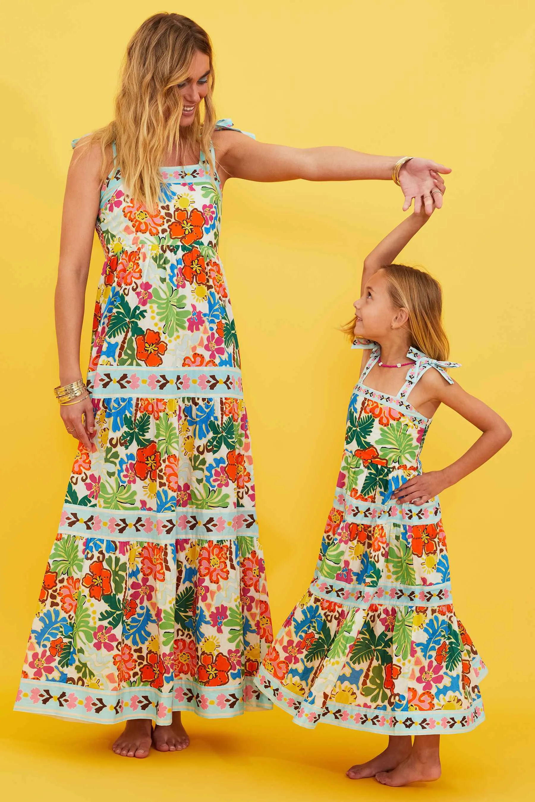 Little Charlotte Dress Tropical Sands