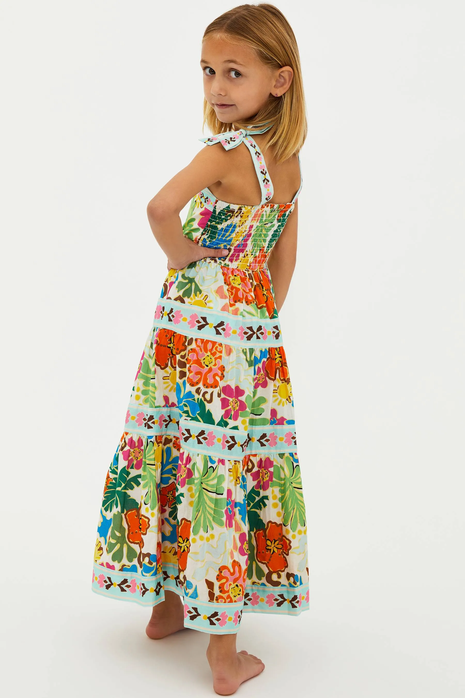 Little Charlotte Dress Tropical Sands