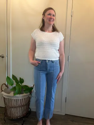 Lois - High Waisted Wide Leg Pant