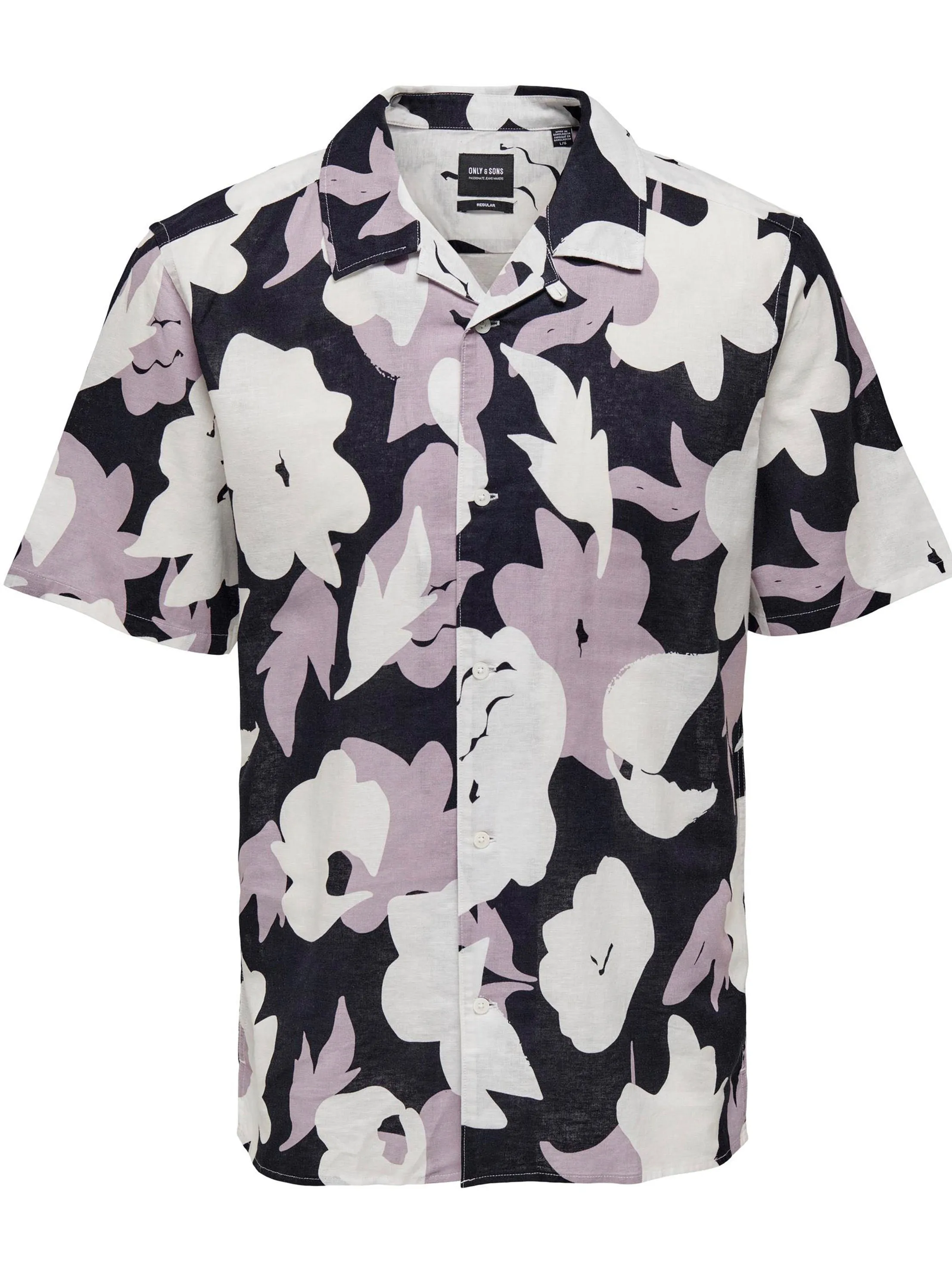 Men's Floral Printed Dress Shirt,Multi