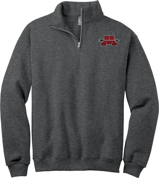 Mercer Arrows NuBlend 1/4-Zip Cadet Collar Sweatshirt