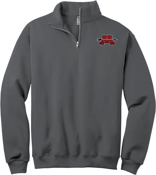 Mercer Arrows NuBlend 1/4-Zip Cadet Collar Sweatshirt