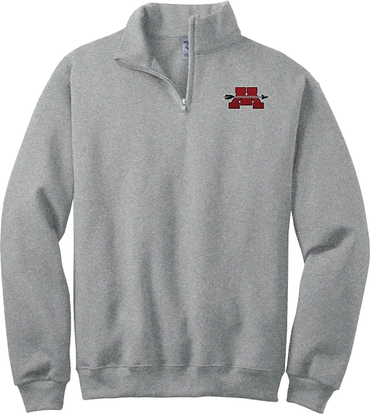 Mercer Arrows NuBlend 1/4-Zip Cadet Collar Sweatshirt