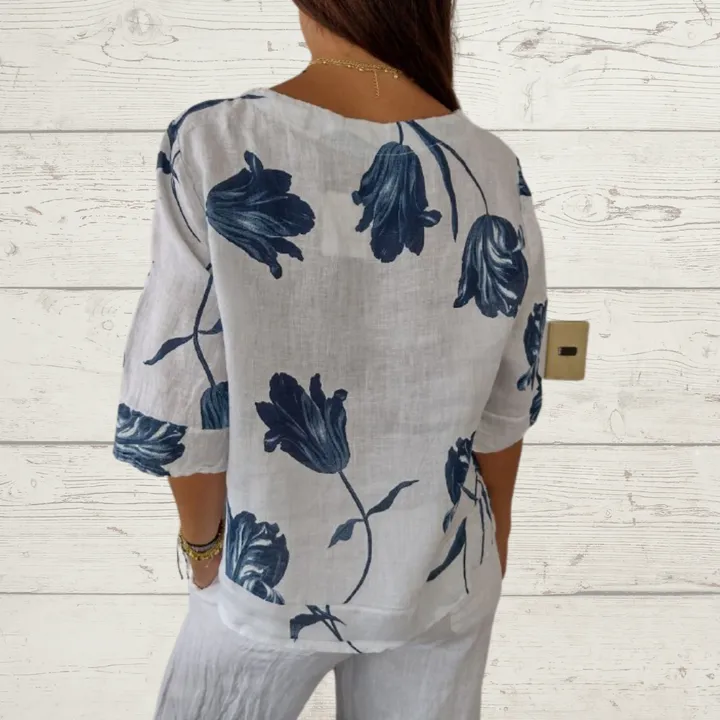 Miranda - Floral Print Blouse