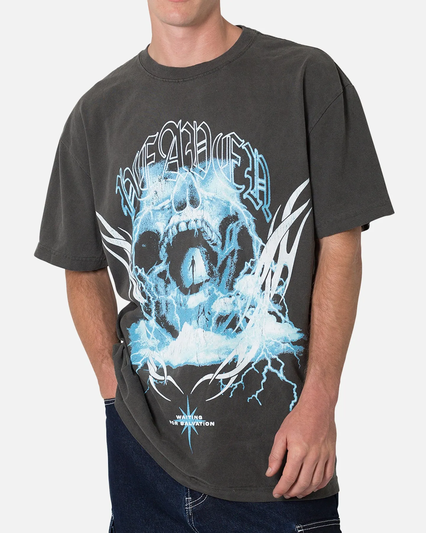 MNML Another Heaven T-Shirt Washed Black