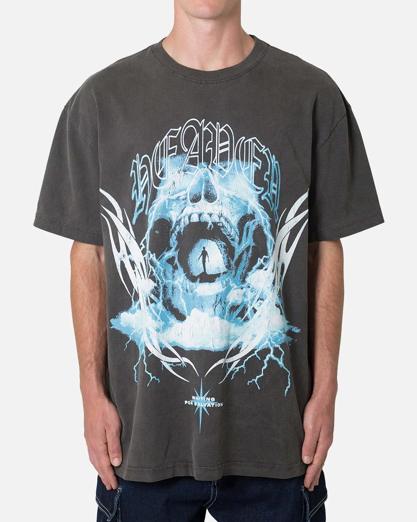 MNML Another Heaven T-Shirt Washed Black