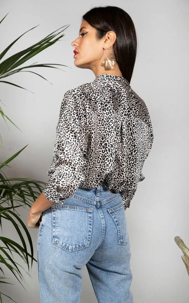 Monte Carlo Shirt in Beige Leopard
