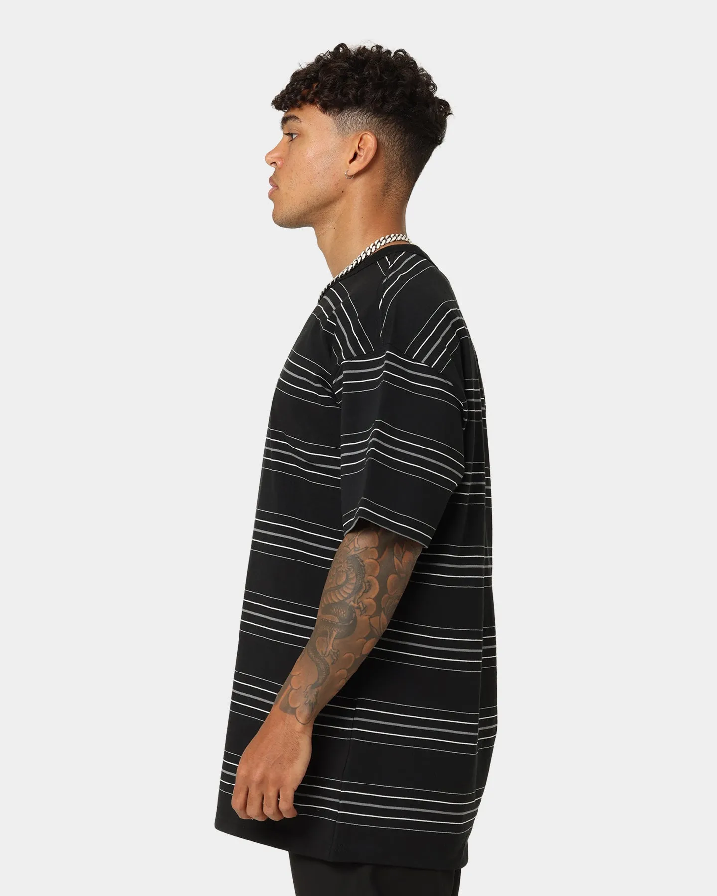 Nike Premium Essentials Striped T-Shirt Black