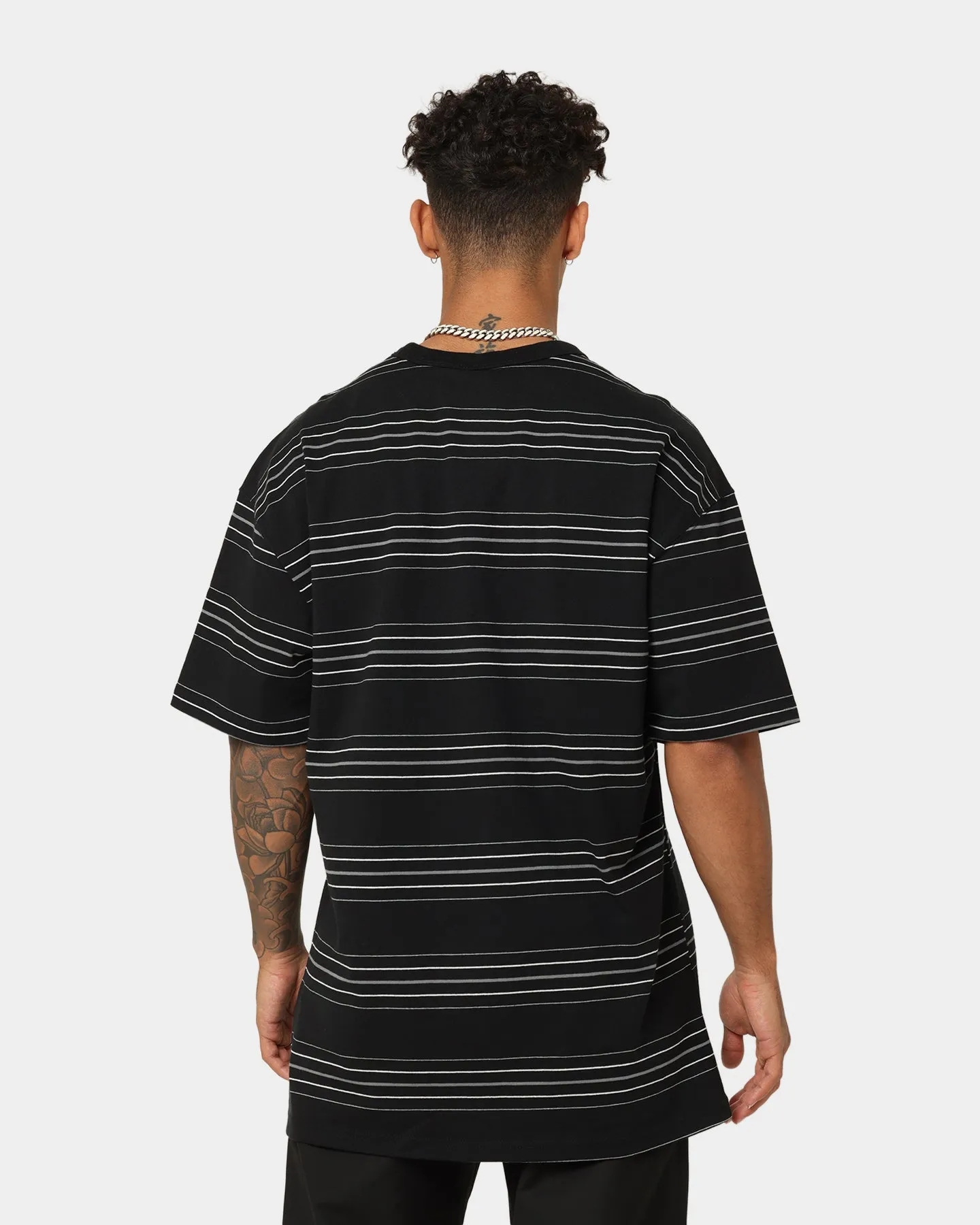 Nike Premium Essentials Striped T-Shirt Black