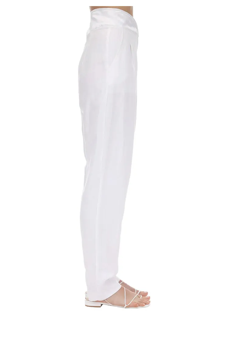 NWT Àcheval Pampa Gato Upcycled Linen-Blend Pant - 4/6