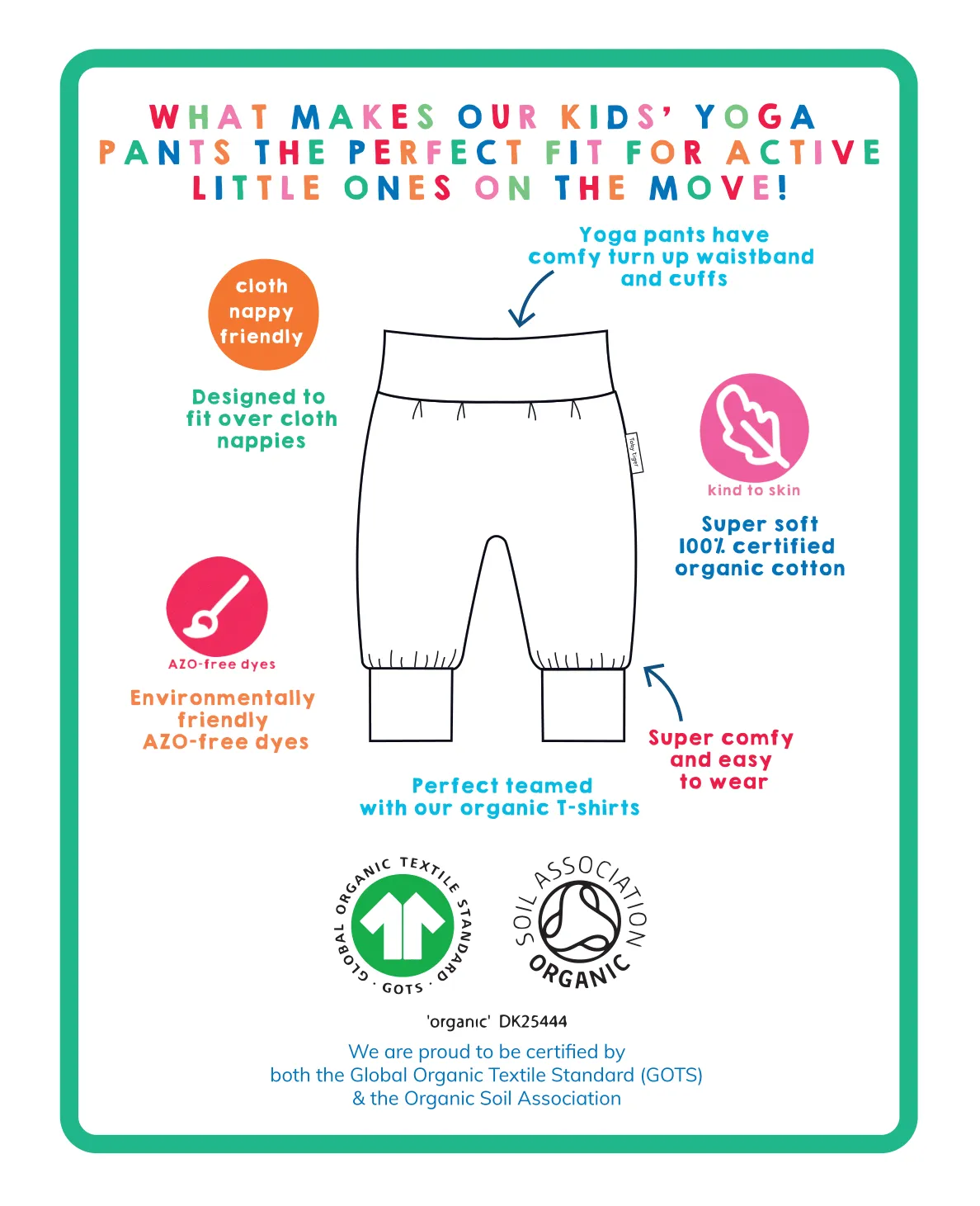 Organic Arctic Print Yoga Pant