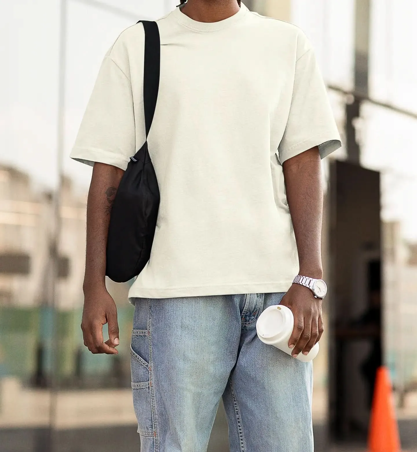 Oversized T-Shirt Men - Bugs Bunny