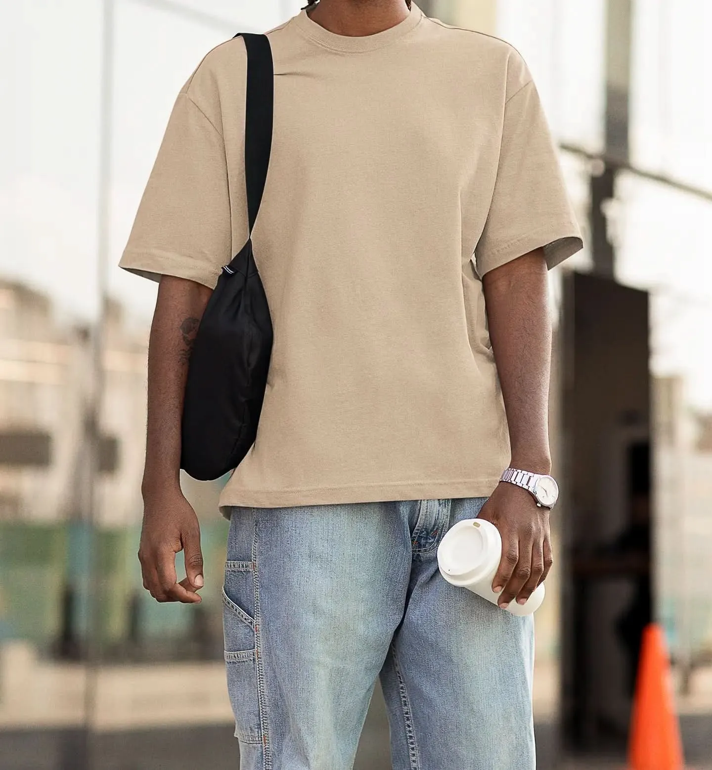Oversized T-Shirt Men - Bugs Bunny