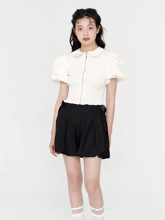 Pleated Bloomers Culottes
