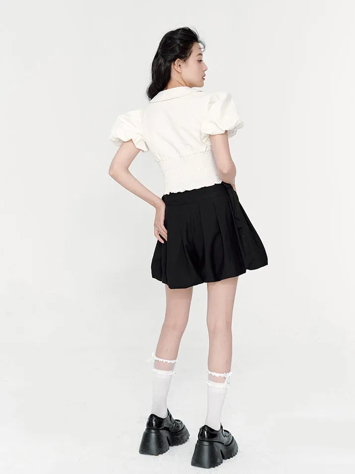 Pleated Bloomers Culottes