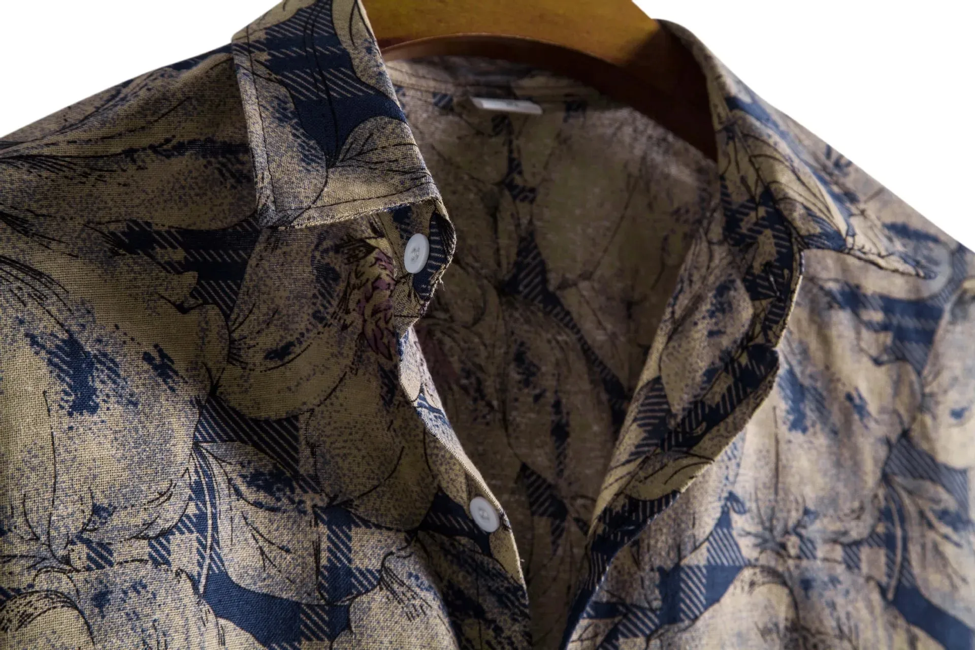 Printed Pattern Single-Breasted Shirt
