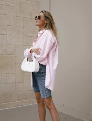 Rachel High Rise Bermuda Denim Short