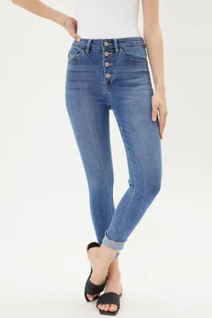 Sabrina High Rise Ankle Skinny Jeans